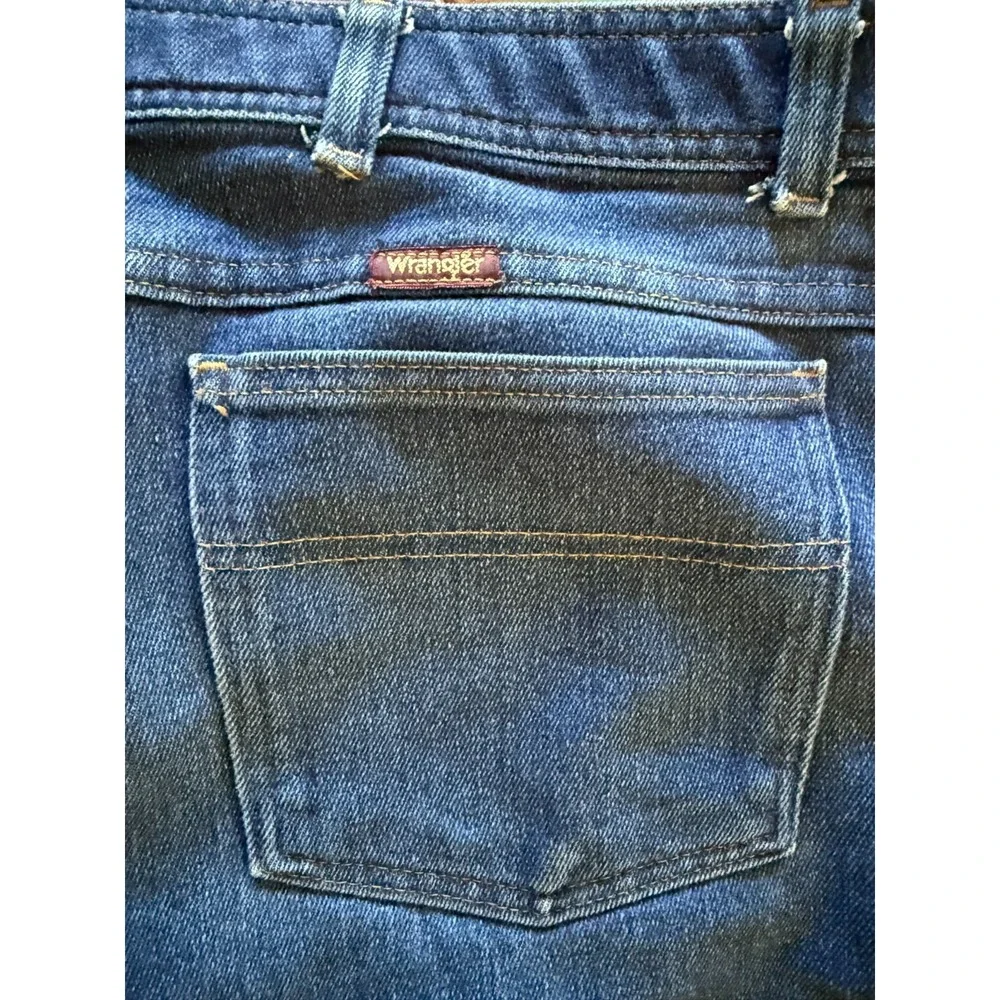 Wrangler Five Star Men's Jeans - Dark Stonewash, Size 38 X 29